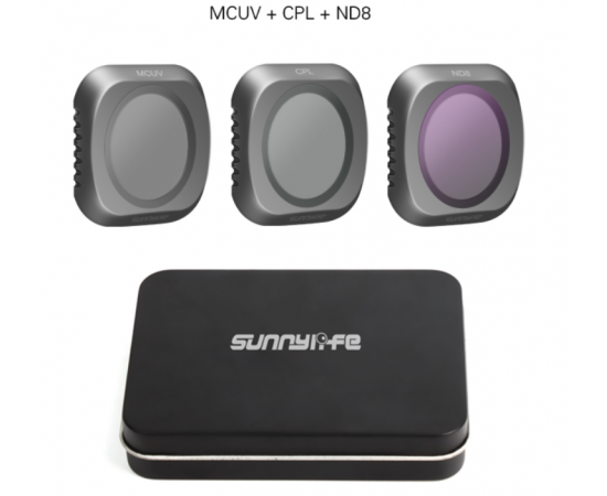 Набор из 3 фильтров (UV/CPL/ND8) DJI Mavic 2 Pro (SunnyLife)