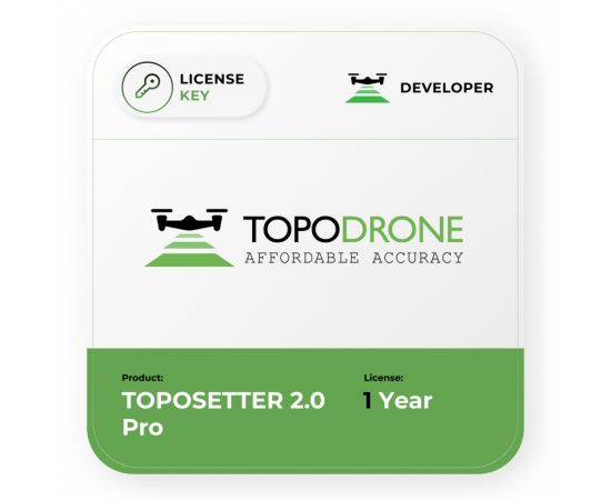 Профессиональная программа TOPOSETTER (Topodrone)
