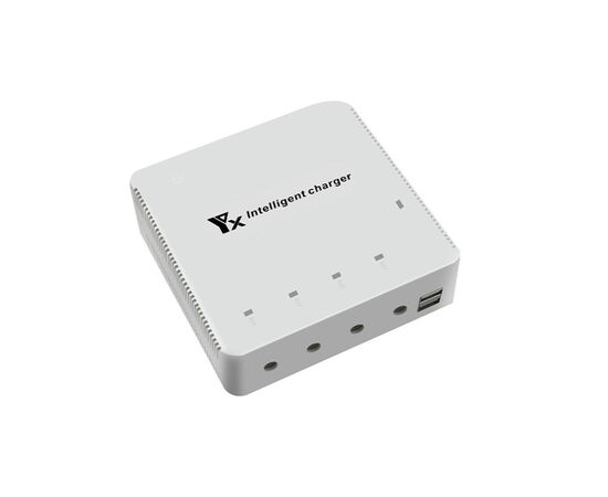 Многофункциональное зарядное устройство для 4 аккумуляторов DJI Mavic Air 2 / Air 2S, пульта и мобильного устройства (YX), изображение 4
