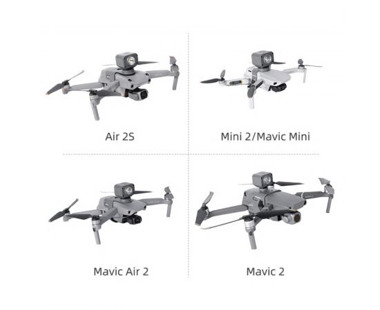 Фонарь квадрокоптера DJI Mavic 2 / Air 2 / Air 2S / Mini / Mini 2 (SunnyLife), изображение 6