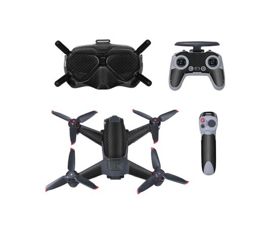 Набор наклеек DJI FPV (Black Grain) (SunnyLife)