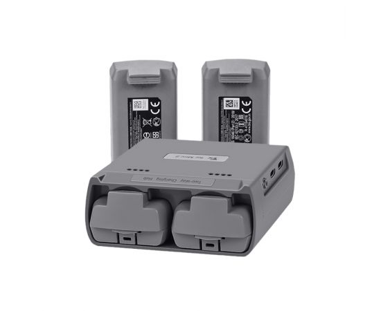 Хаб для зарядки 2-х аккумуляторов DJI Mini 2 / Mini SE / Mini 2 SE (YX), Цвет: Чёрный, изображение 2