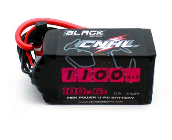 Аккумулятор CNHL Black Series 1100mAh 6S 100C LiPo (XT60)