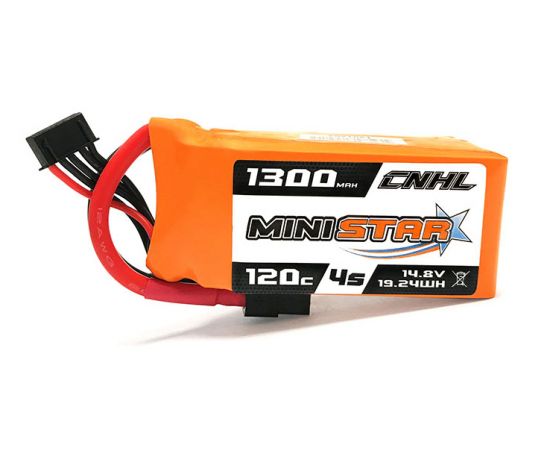 Аккумулятор CNHL Ministar 1300мАч 4S 120C LiPo (XT60)