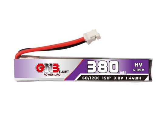 Аккумулятор GNB 380мАч 1S 60C LiHV (PH2.0)