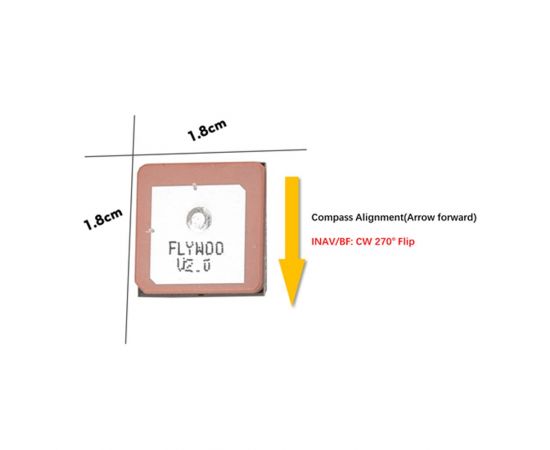 GPS модуль Flywoo GOKU GM8 MINI V2 с компасом, изображение 2