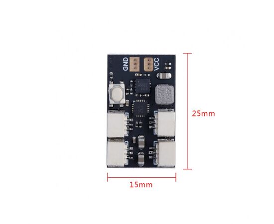 Удлинители проводов моторов с LED (4 шт.) + плата управления LED (iFlight), изображение 7