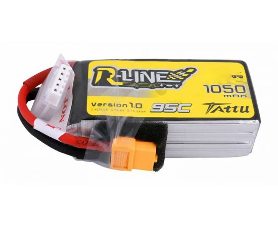 Аккумулятор Tattu R-Line V1.0 1050мАч 4S 95C LiPo (XT60)