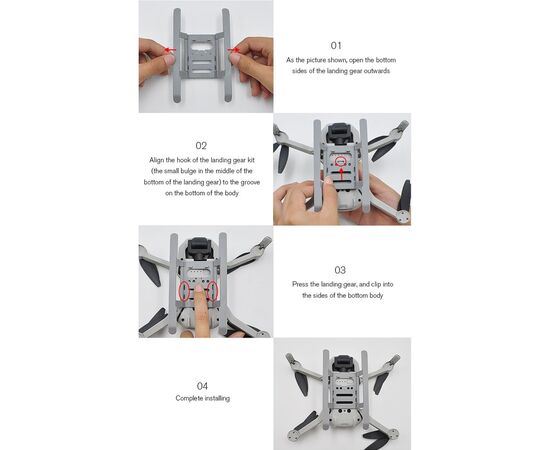 Удлинённые шасси DJI Mavic Mini / Mini 2 (YX), изображение 5