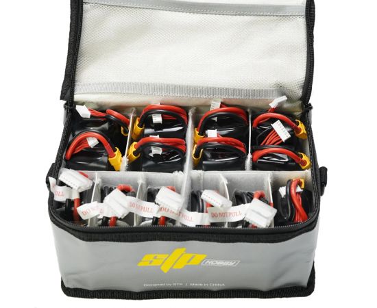 Огнеупорная сумка для аккумуляторов (STPhobby), Размер: 250x150x110 мм, изображение 2
