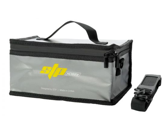 Огнеупорная сумка для аккумуляторов (STPhobby), Размер: 250x150x110 мм
