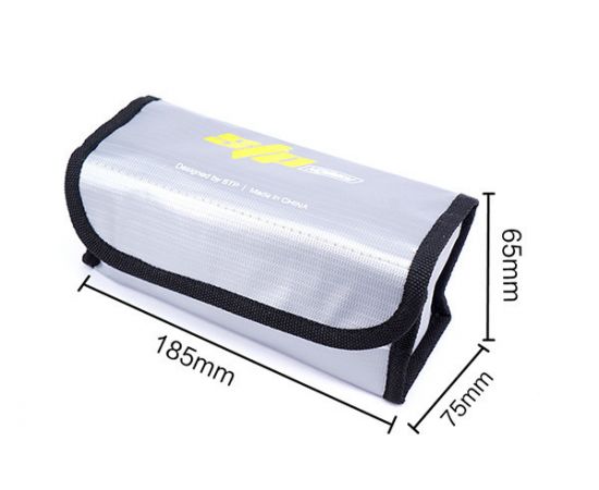 Огнеупорная сумка для аккумуляторов (RUSHFPV), Размер: 185x75x65 мм, изображение 3