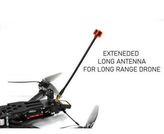 Антенна RUSHFPV Cherry Antenna (RHCP / LHCP), Поляризация: RHCP, Разъём: SMA90, Длина: Extended, Количество: 1 шт., изображение 9