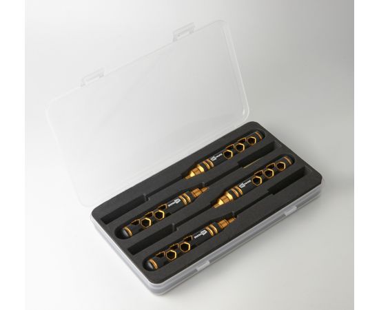 Набор отвёрток HEX 1,5/2,0/2,5/3,0 мм с большой ручкой (4 шт.) (RJX), Цвет: Золотой, изображение 2