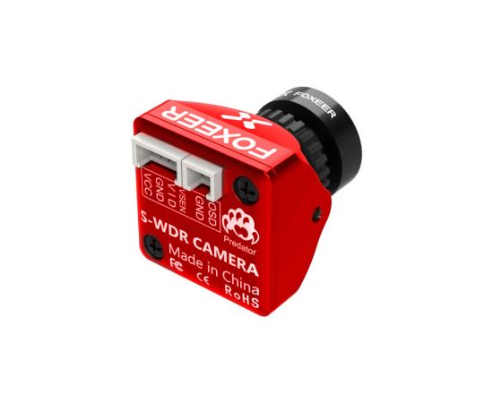 FPV Камера Foxeer Micro Predator 5 (Красный) (Full Case), Версия: Micro, Цвет: Красный, изображение 2