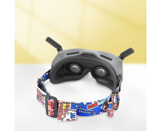 Ремешок на голову для очков DJI Goggles 2 / FPV Goggles V2 (SunnyLife), Цвет: Синий, изображение 3