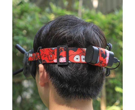 Ремешок на голову для очков DJI Goggles 2 / FPV Goggles V2 (SunnyLife), Цвет: Красный, изображение 4
