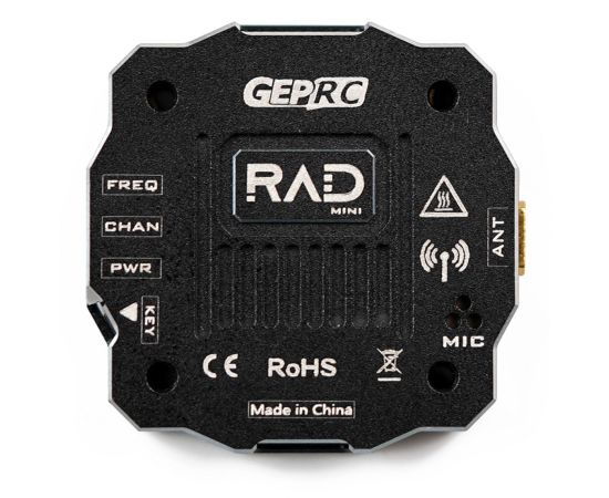 Видеопередатчик GEPRC RAD MINI VTX 5,8 ГГц 1 Вт, изображение 2