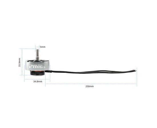 Мотор GEPRC SPEEDX2 2806.5, KV моторов: 1760KV, изображение 5