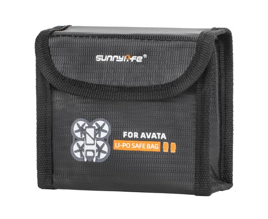 Огнеупорный чехол для аккумуляторов DJI Avata (SunnyLife), Версия: для 2-х аккумуляторов