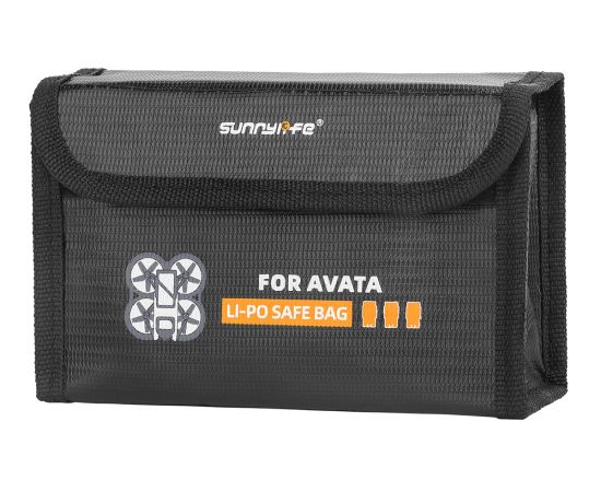 Огнеупорный чехол для аккумуляторов DJI Avata (SunnyLife), Версия: для 3-х аккумуляторов