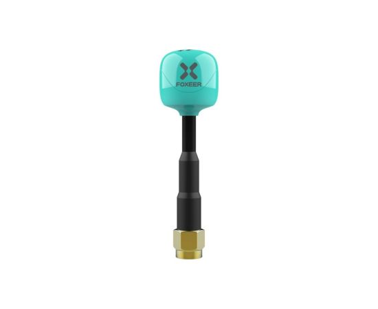 Антенна Foxeer Lollipop 4 Plus 5,8 ГГц (RHCP / LHCP), Цвет: Бирюзовый, Поляризация: LHCP, Разъём: MMCX90, Длина: 60 мм, Количество: 1 шт., изображение 5