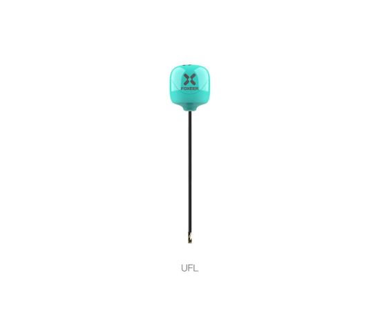 Антенна Foxeer Lollipop 4 Plus 5,8 ГГц (RHCP / LHCP), Поляризация: LHCP, Разъём: U.FL, Длина: 85 мм, Цвет: Бирюзовый, Количество: 1 шт., изображение 3