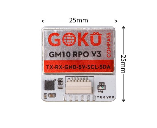 GPS модуль Flywoo GOKU GM10 Pro V3 с компасом, Версия: Pro V3, изображение 3