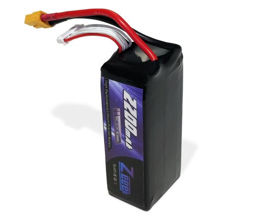 Аккумулятор Zeee 2200мАч 6S 80C LiPo (XT60)