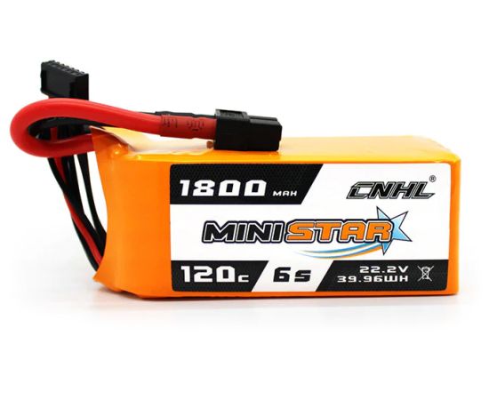 Аккумулятор CNHL Ministar 1800мАч 6S 120C LiPo (XT60)