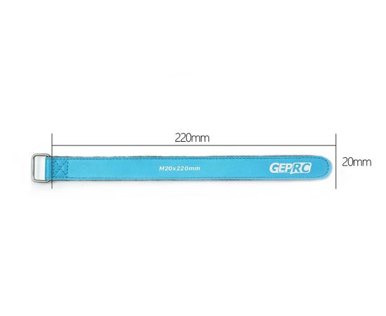 Комплект ремешков для аккумулятора (5 шт.) (GEPRC), Цвет: Голубой, изображение 4