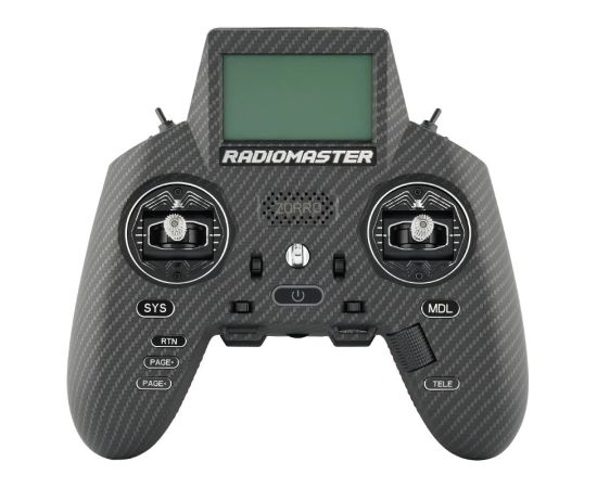 Аппаратура управления RadioMaster Zorro Max, Протокол: Мультипротокол 4в1, Цвет: Чёрный, изображение 2