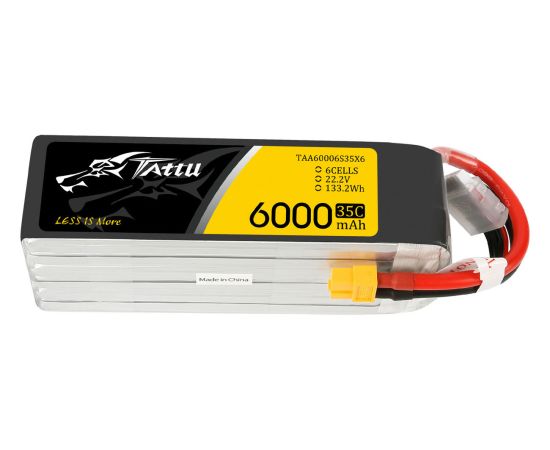 Аккумулятор Tattu 6000мАч 6S 35C LiPo (XT60)