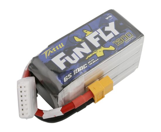 Аккумулятор Tattu FunFly 1300мАч 6S 100C LiPo (XT60)