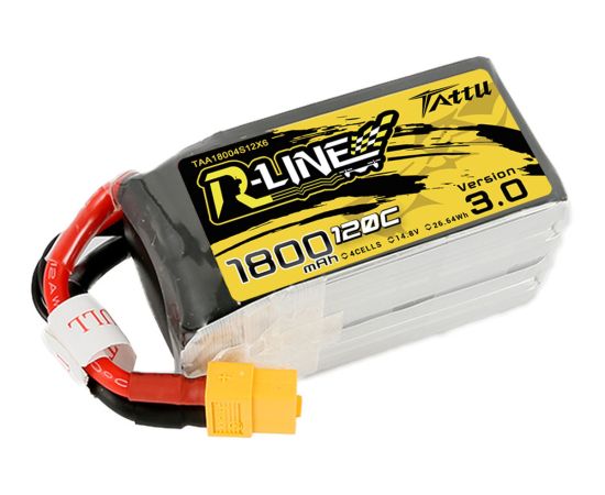 Аккумулятор Tattu R-Line V3.0 1800мАч 4S 120C LiPo (XT60)