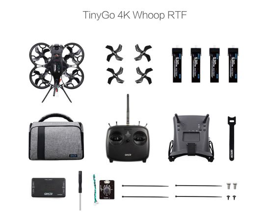 Набор GEPRC TinyGO 4K FPV Whoop (RTF), Версия: 4K (комплект), Приёмник: ELRS 2,4 ГГц, изображение 9