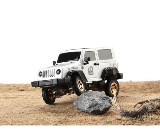 Радиоуправляемая машинка Sniclo 1:64 SNT Wrangler 3010 Kit, Комплектация: Машинка + пульт, Цвет: Белый, изображение 2