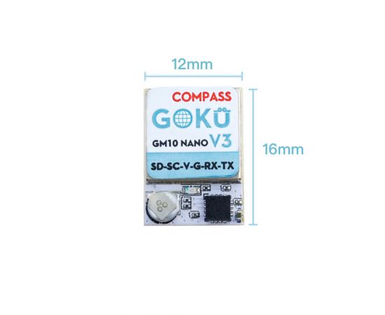 GPS модуль Flywoo GOKU GM10 Nano V3 с компасом, Версия: Nano V3 с компасом, изображение 6
