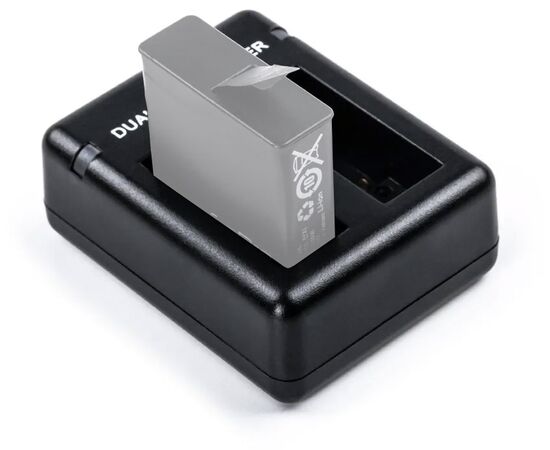 Зарядное устройство для 2-х аккумуляторов GoPro (Flywoo), Комплектация: Зарядное устройство
