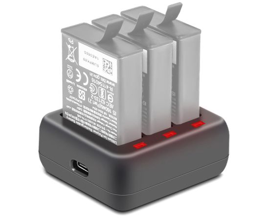 Зарядное устройство для 3 аккумуляторов DJI Osmo Action 3 (YX)