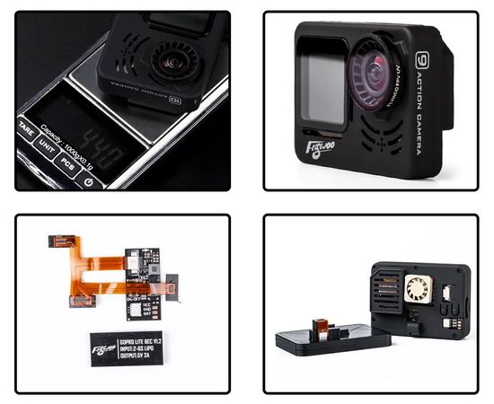 Набор для сборки Naked GoPro HERO9 / HERO10 / HERO11 (Flywoo), Версия: HERO10, изображение 2