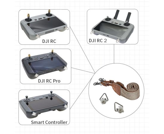 Ремешок пульта DJI RC / RC 2 / RC Pro / Smart Controller (YX), Комплектация: Полный комплект, Цвет: Бежевый, изображение 2