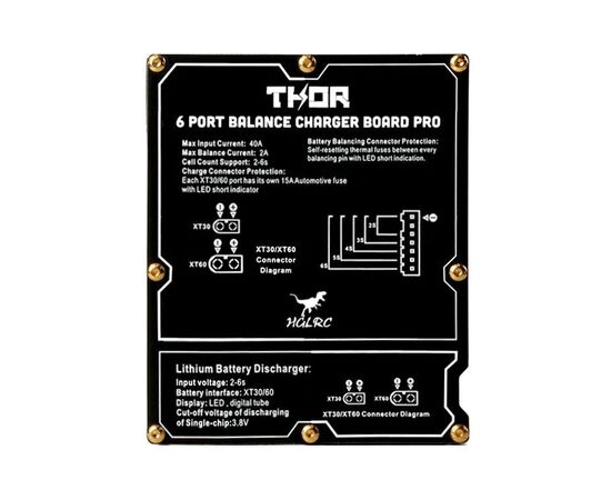 Зарядная плата HGLRC Thor 6 Pro, изображение 3