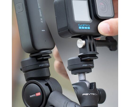 Комплект быстросъемных креплений CapLock для экшн-камер (PGYTECH P-CG-141), Версия: Под винт 1/4", изображение 2