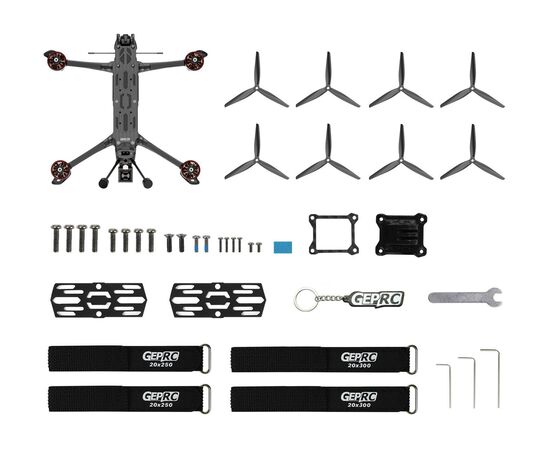 Квадрокоптер GEPRC MOZ7 HD с O3 Air Unit, Видеопередача: DJI O3 Air Unit, Приёмник: TBS, изображение 7