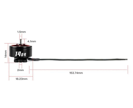 Мотор GEPRC SPEEDX2 1404, KV моторов: 3000KV, изображение 6