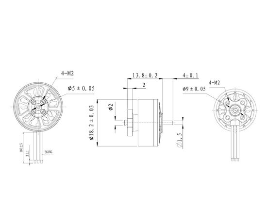 Мотор GEPRC SPEEDX2 1404, KV моторов: 3000KV, изображение 9