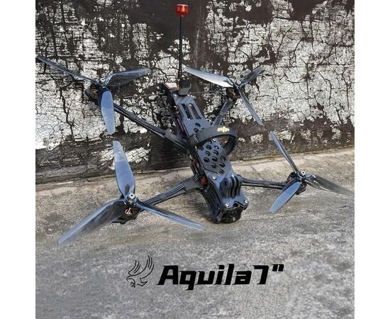 Квадрокоптер RUSHFPV AQUILA 7" Analog, Версия: Аналоговая, Приёмник: TBS, изображение 2