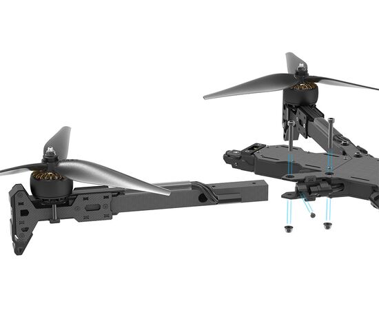 Квадрокоптер iFlight X413 Analog, Приёмник: PNP (без приёмника), изображение 10