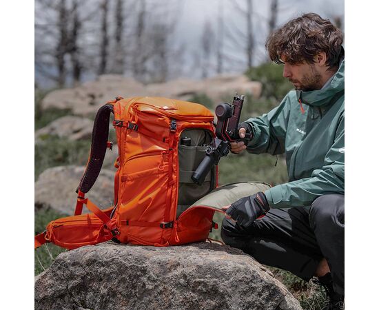 Рюкзак OnePro Flex 30/40/50 литров + сумка-вставка (PGYTECH), Версия: 40 л, Комплектация: Рюкзак + сумка (M), Цвет: Оранжевый, изображение 2